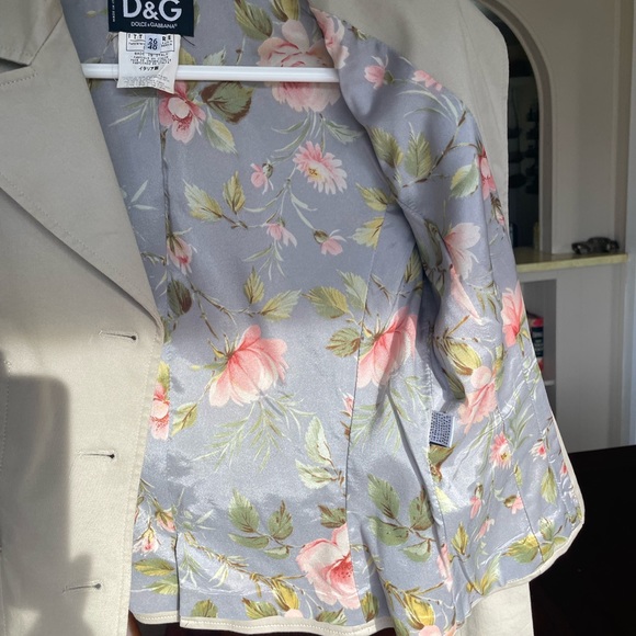 Dolce&Gabbana Tan Ittierre Spa Blazer 26/40 - Picture 1 of 11